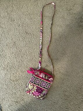 Vera Bradley Pink Paisley Floral Crossbody Bag